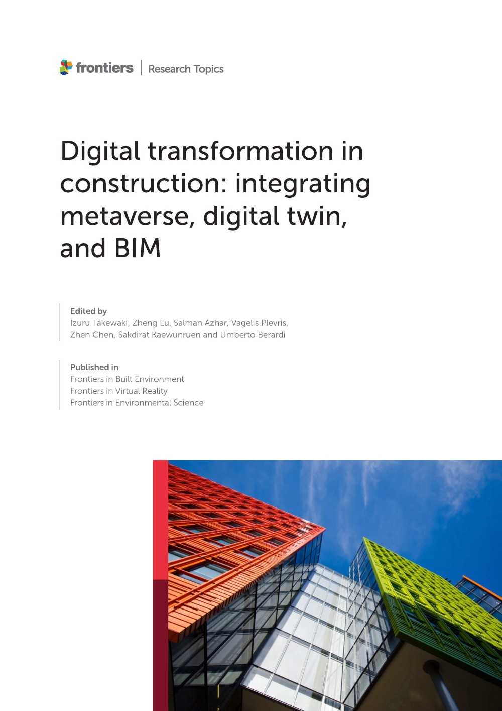 Cover of Digital Transformation in Construction: Integrating Metaverse, Digital Twin, and BIM