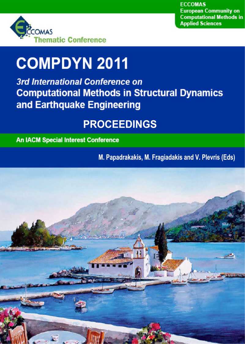 Cover of Proceedings of the 3rd International Conference on Computational Methods in Structural Dynamics and Earthquake Engineering (COMPDYN 2011)