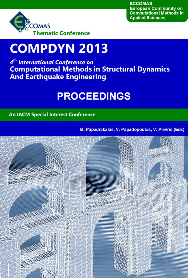 Cover of Proceedings of the 4th International Conference on Computational Methods in Structural Dynamics and Earthquake Engineering (COMPDYN 2013)