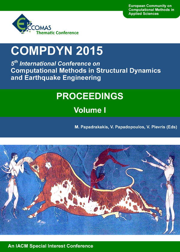 Cover of Proceedings of the 5th International Conference on Computational Methods in Structural Dynamics and Earthquake Engineering (COMPDYN 2015)