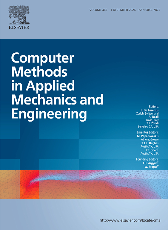 Cover of the journal Computer Methods in Applied Mechanics and Engineering