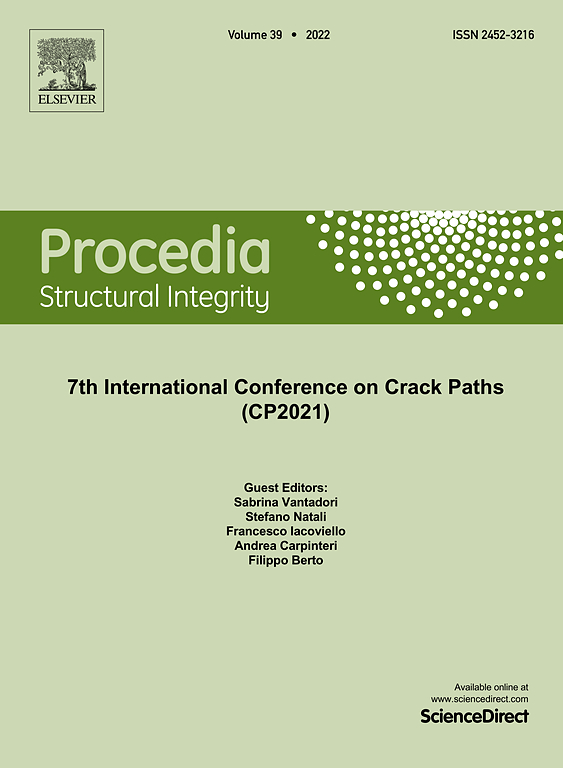 Cover of the journal Procedia Structural Integrity