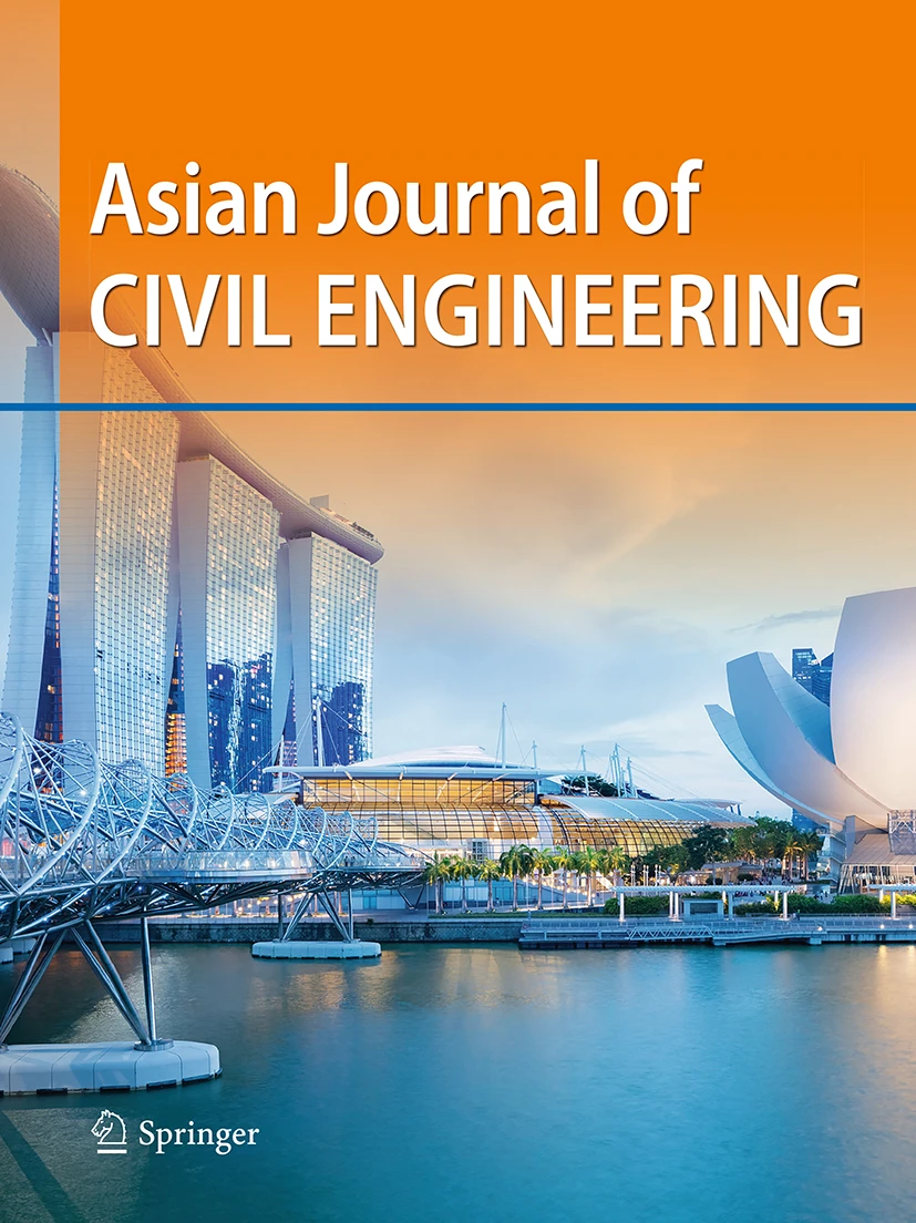 Cover of the journal Asian Journal of Civil Engineering