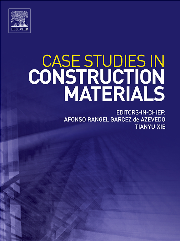 Cover of the journal Case Studies in Construction Materials