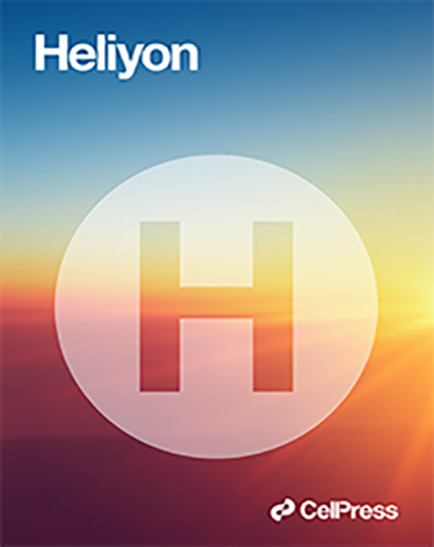 Cover of the journal Heliyon