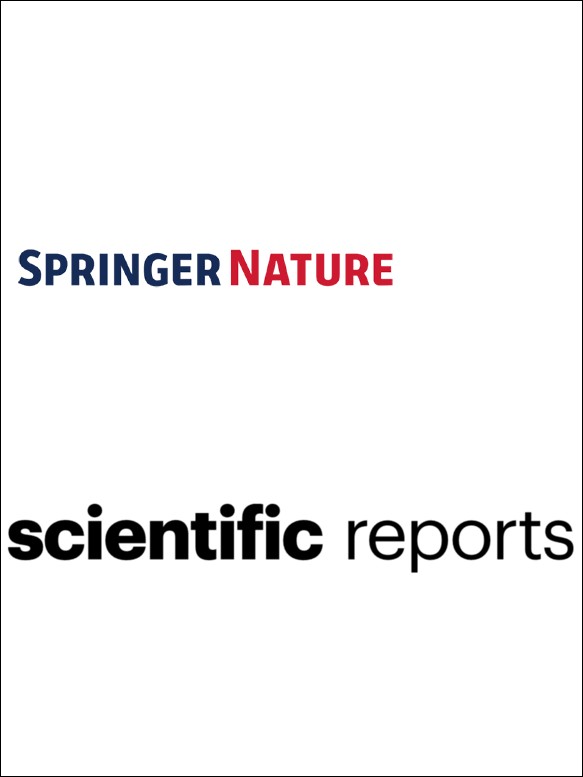 Cover of the journal Scientific Reports