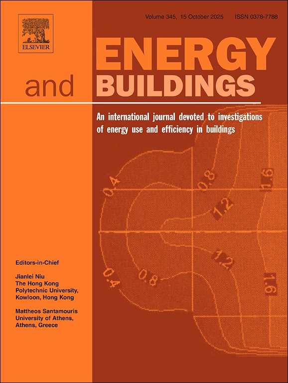Cover of the journal Energy & Buildings