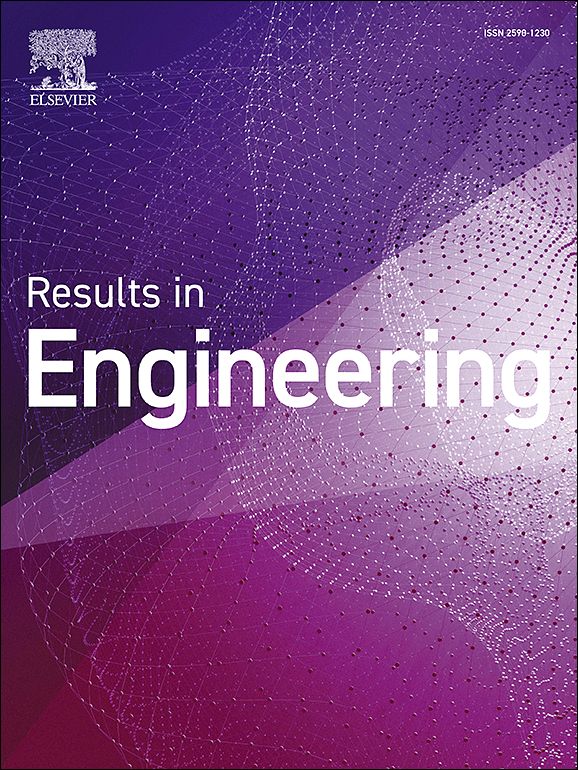 Cover of the journal Results in Engineering